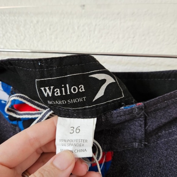 Wailoa Swim Board Short Trunks Size 36 - Picture 8 of 8